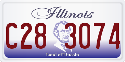 IL license plate C283074