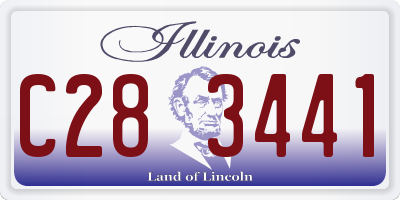 IL license plate C283441