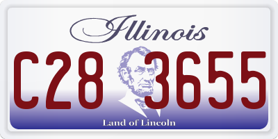 IL license plate C283655
