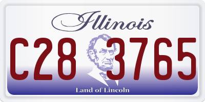 IL license plate C283765