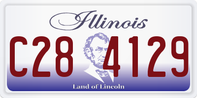 IL license plate C284129