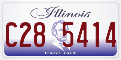 IL license plate C285414