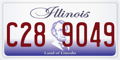 IL license plate C289049