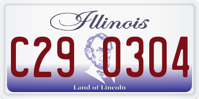 IL license plate C290304