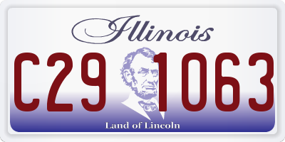 IL license plate C291063