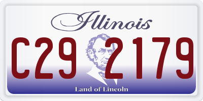 IL license plate C292179