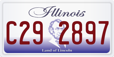 IL license plate C292897