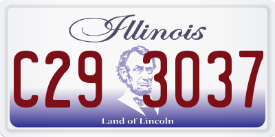 IL license plate C293037
