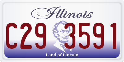 IL license plate C293591