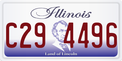 IL license plate C294496