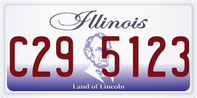 IL license plate C295123