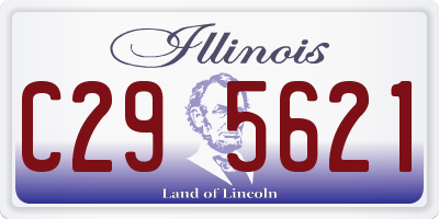 IL license plate C295621