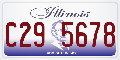 IL license plate C295678