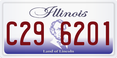 IL license plate C296201