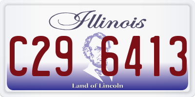 IL license plate C296413