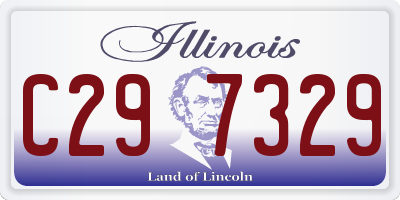 IL license plate C297329