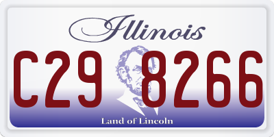 IL license plate C298266