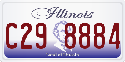 IL license plate C298884