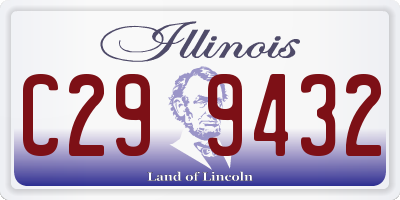 IL license plate C299432