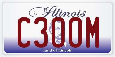 IL license plate C300M