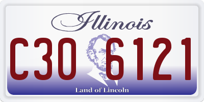 IL license plate C306121