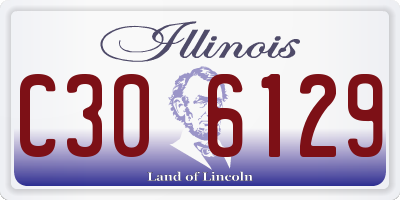 IL license plate C306129