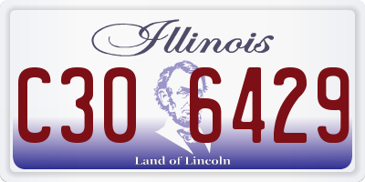 IL license plate C306429