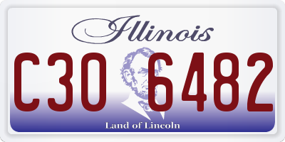 IL license plate C306482