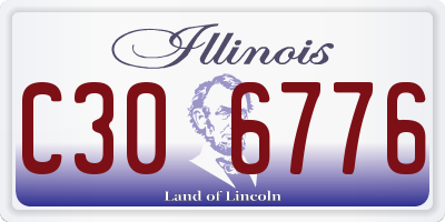 IL license plate C306776