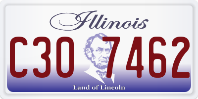 IL license plate C307462