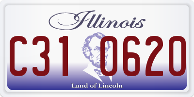 IL license plate C310620