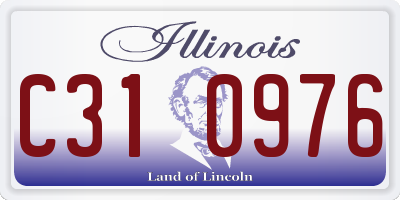 IL license plate C310976