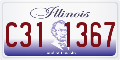 IL license plate C311367