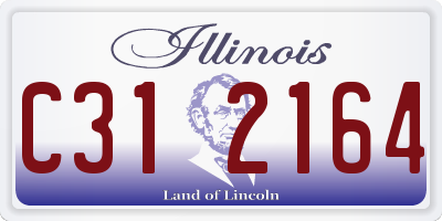 IL license plate C312164