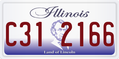 IL license plate C312166