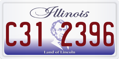 IL license plate C312396