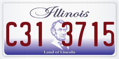 IL license plate C313715