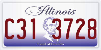 IL license plate C313728