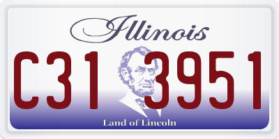IL license plate C313951