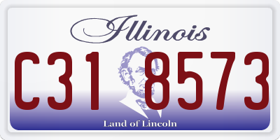 IL license plate C318573