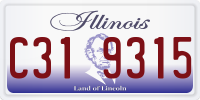 IL license plate C319315