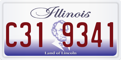 IL license plate C319341