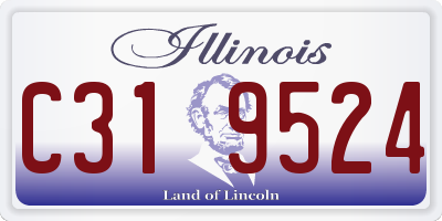 IL license plate C319524
