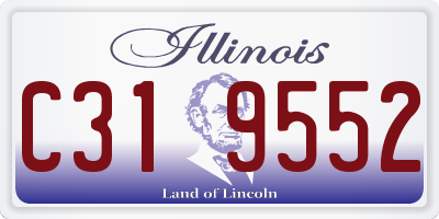 IL license plate C319552