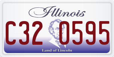 IL license plate C320595