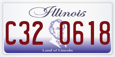 IL license plate C320618