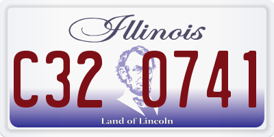 IL license plate C320741
