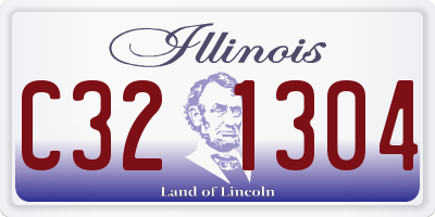 IL license plate C321304