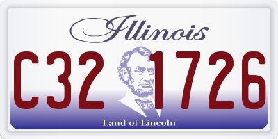 IL license plate C321726