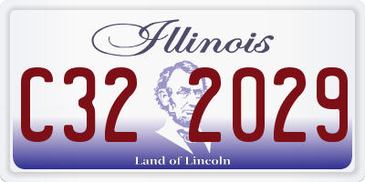 IL license plate C322029